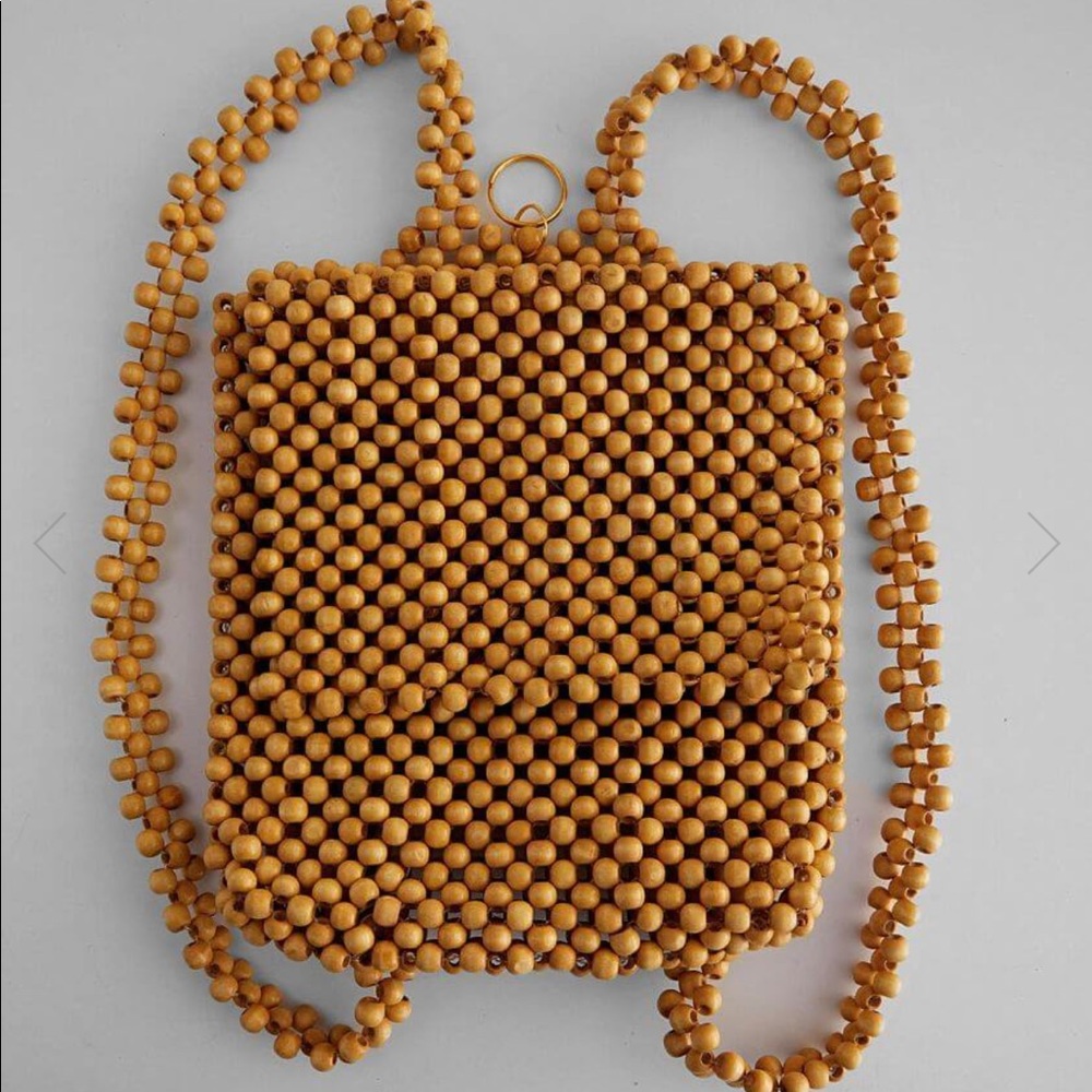 Wood Bead Backpack - Picture 2 of 4